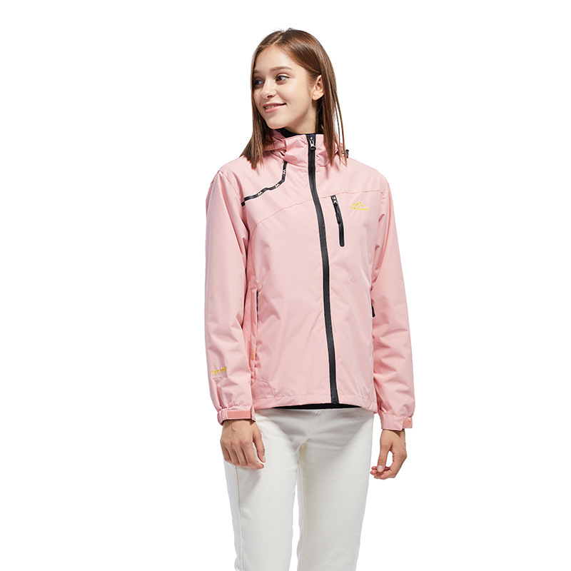 Chaqueta de pareja chaqueta de los hombres primavera y otoño delgada de una sola capa impermeable cazadora deportiva ropa de Montañismo al aire libre chaqueta de mujer