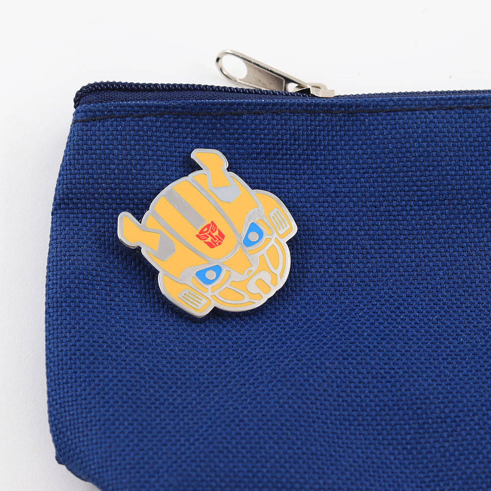 Transformers Bumblebee Metal Brooch, Autobot Helmet Enamel Badge, Anime Movie Merchandise Backpack Pin