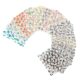 Foreign trade nail art decals glitter love waterproof ultra-thin nail art stickers 3D three-dimensional luminous small decals nail stickers