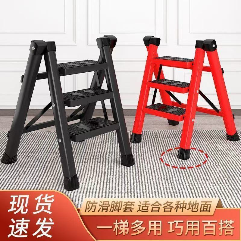 escalera doméstica escalera plegable de acero al carbono espesa escalera móvil escalera retráctil escalera multifuncional escalera interior