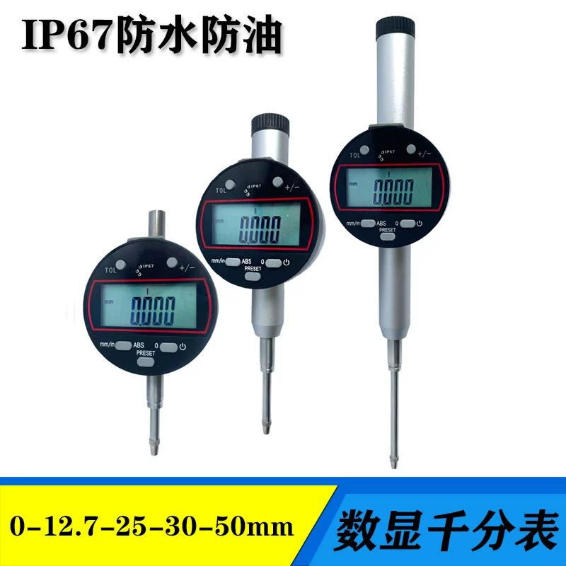 IP67 делают метр водостотьким и масл-защитного цифрового метра шкалы электронный цифровой индикатора 0,0010-12,7-25,4-50,8mm