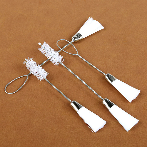 Double-headed hair brush keyboard cleaning hair brush nylon hair brush sewing machine accessories dedicated cleaning hair brush flower mouth brush