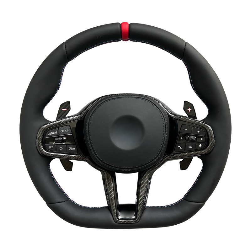 Suitable for BMW 24 steering wheel new 1234 series Z4 G20 G22 modified carbon fiber M4 steering wheel