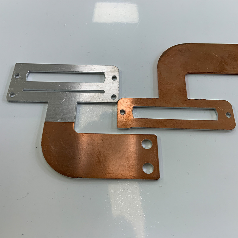 东莞厂家动力电池铜铝复合连接片 铜铝复合材料过渡板现货批发