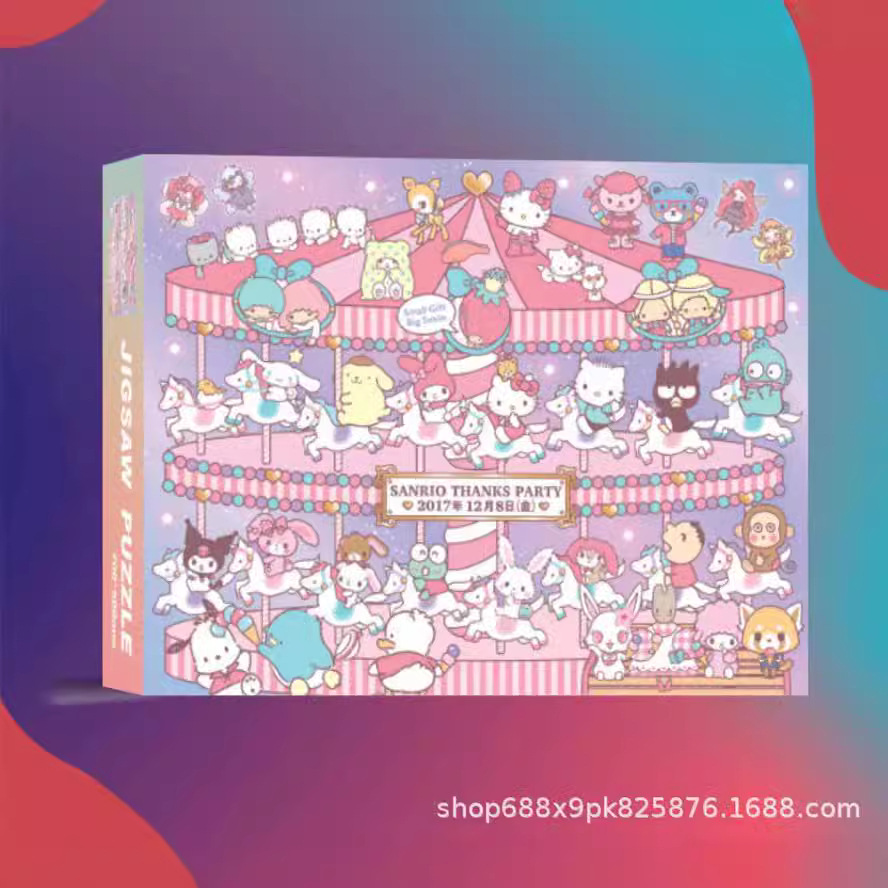 Rompecabezas con pegamento 1000 unidades de papel gran tamaño 70*50cm adultos descompresión juguetes educativos para niños al por mayor