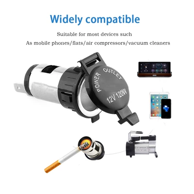 Motorcycle Cigarette Lighter Socket Siqaret yandırıcısı