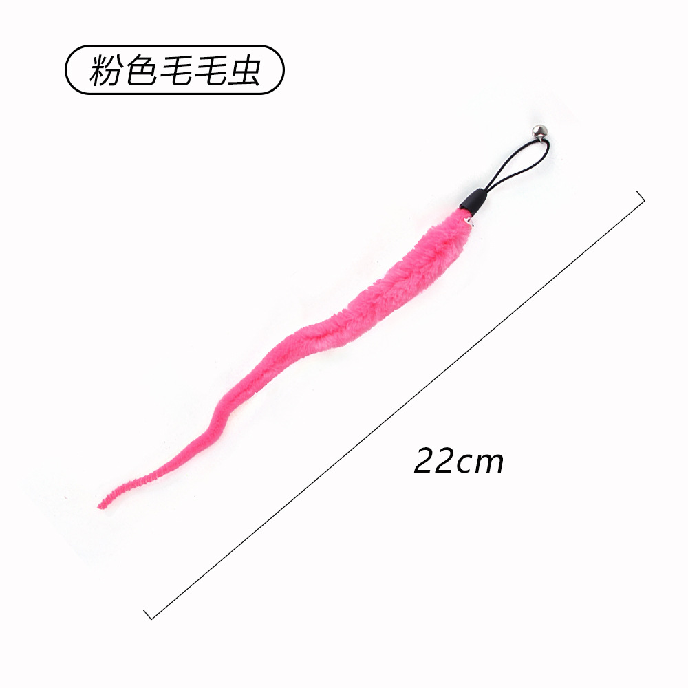 Resumen transfronterizo nueva mascota gato juguete gran pez volador cabeza de reemplazo divertido gato palo de juguete de felpa caña de pescar cabeza de reemplazo