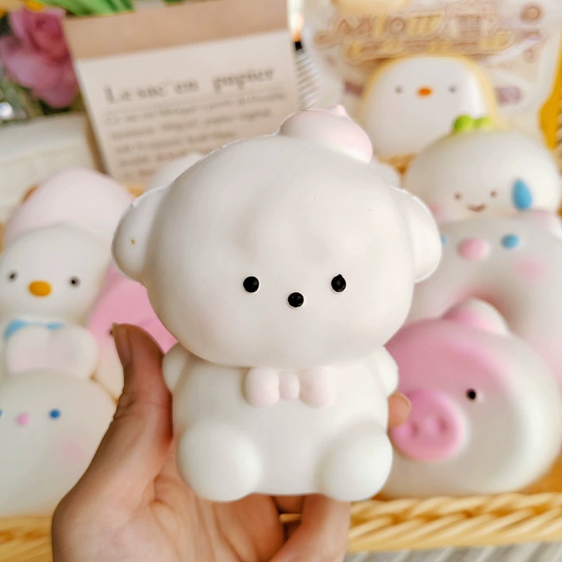 Игрушка squish «хлеб/тост» мягкий сквиши, медленное восстановление, экокожа, антистресс