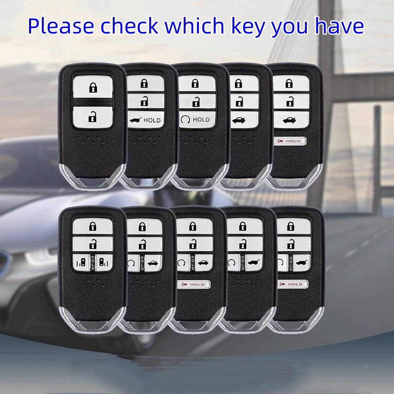 Suitable for Civic Silicone Key Cover, Old Model Accord, Inspire, Odyssey, Lingpai, Ailu, Crown, Honeycomb Pattern