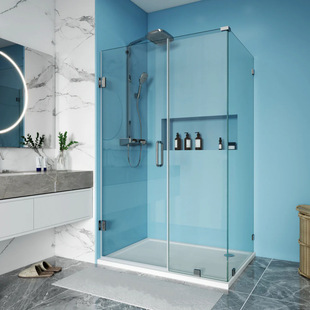 �o���D�ǲ��P䓺����ԡ��Frameless Rectangle Shower Enclosure