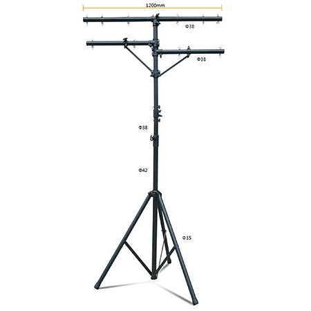 供应H632 灯光支架灯光架LED帕灯支架手摇灯光支架LED灯光架