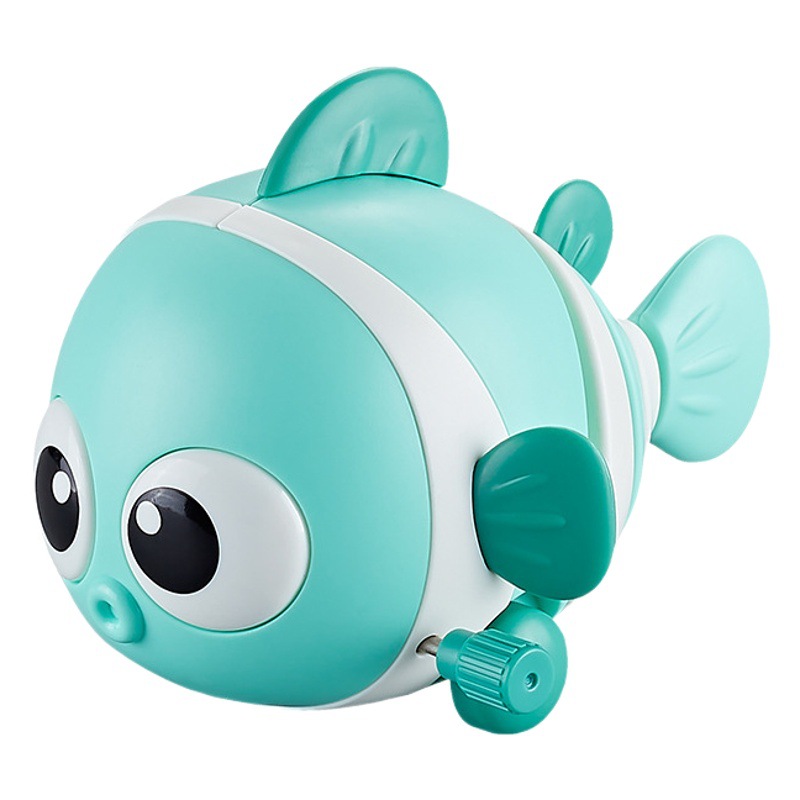 Children's Wind-Up Clownfish Cartoon Swinging Fish Infant Boys and Girls Crawling Small Toys Cross-Border Wholesale