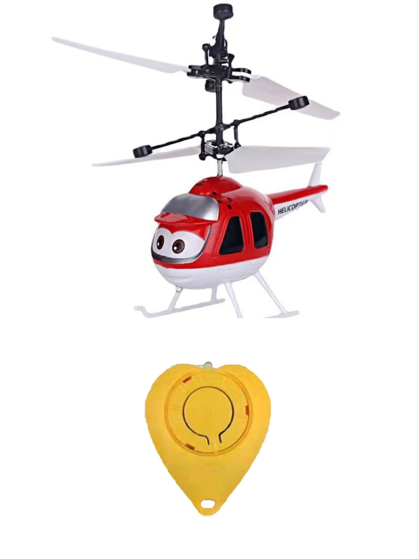 [빨간색] 만화 비행기-물방울 원격 제어 [핫 셀러]