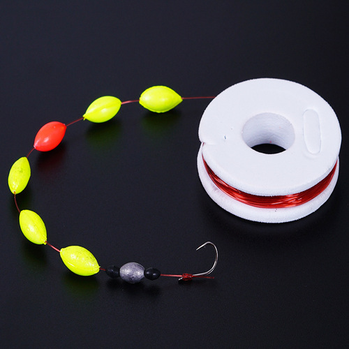 Seven-Star Drift Line Wholesale Fishing Single Hook Double Hook Floating Bobber Fishing Line Set Fishing Hook Set Complete Ready-to-Tie