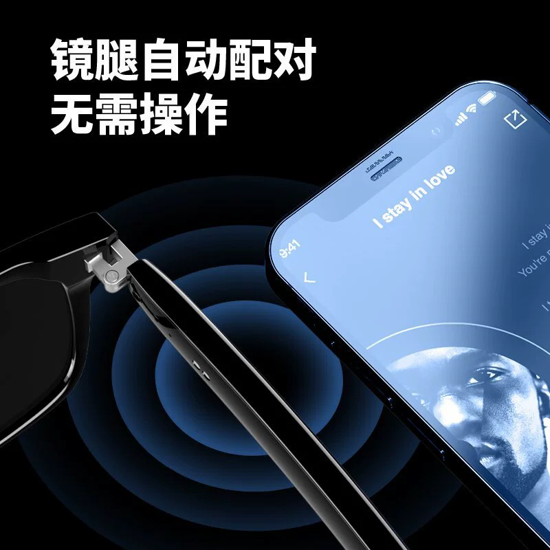 Gafas inteligentes explosivas Gafas Bluetooth Auriculares Gafas de sol anti-luz azul AI Traducción en tiempo real Gafas de escucha y llamada