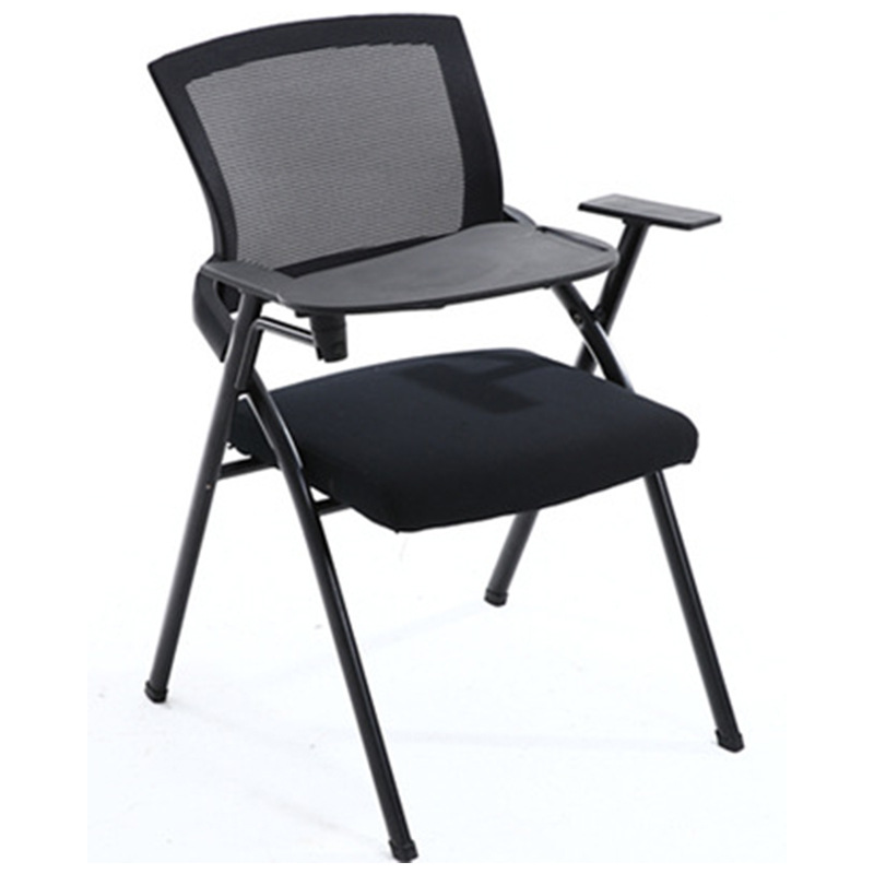 Silla de entrenamiento plegable con tablero de escritura (negro atmosférico)