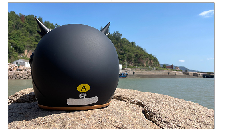 Electric Motorcycle Cute Decoration Helmet Dragon Horns Universal Accessories