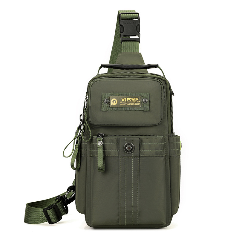 WEPOWER nueva bolsa de pecho de viaje al aire libre, mochila de hombro casual multifuncional, mochila de hombro ligera