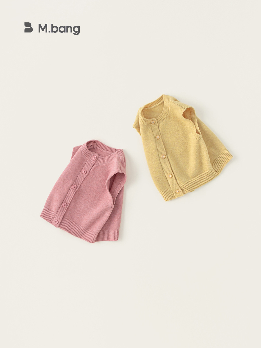 Youbao ropa para niños chaleco para niños primavera rebeca para niñas 2025 nuevo suéter para niños chaleco de suéter para bebés
