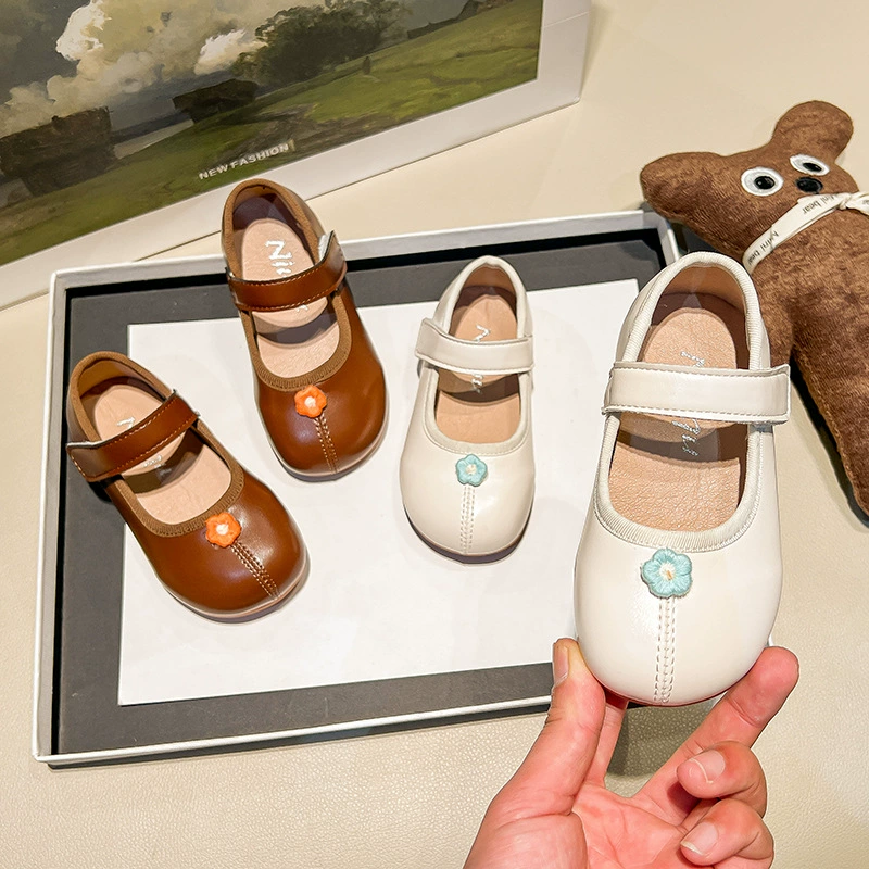 Детская обувь принцессы на мягкой подошве 2025 новая обувь весна и осень