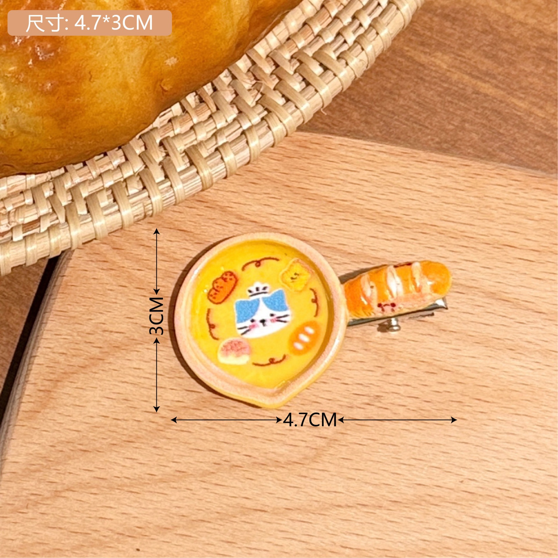 Creativa extraña comida infantil juegan pinzas de cabello comida simulación juegos de cabello de chicas interesantes pinzas de cabello al por mayor