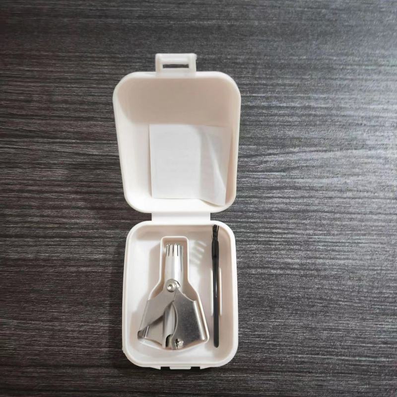 新しい鼻毛の剪定器は手動で鼻毛の神器を切って鼻の毛を剃ります。|undefined