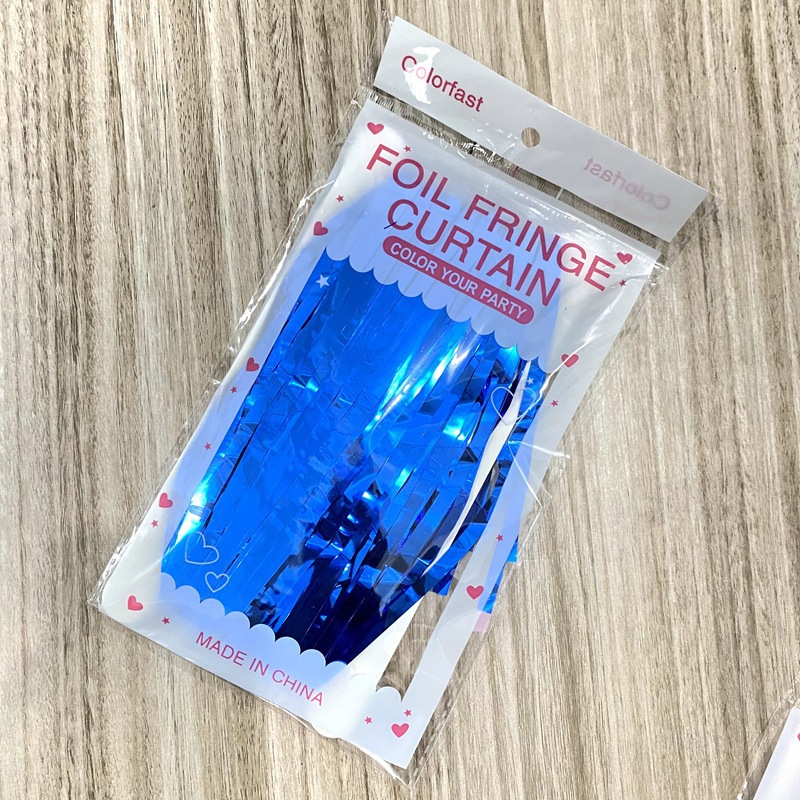 Cortina de lluvia con borlas para bodas, cumpleaños, cortinas para puertas, decoración de salas de boda, cortina de lluvia de 1*2 metros al por mayor para celebraciones de bodas.