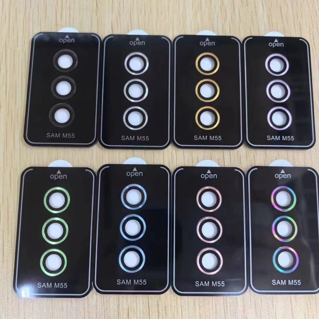 Aplicable a Samsung M34 película de lente de teléfono móvil cámara trasera metal ojo de halcón de alta definición pegatinas de vidrio templado