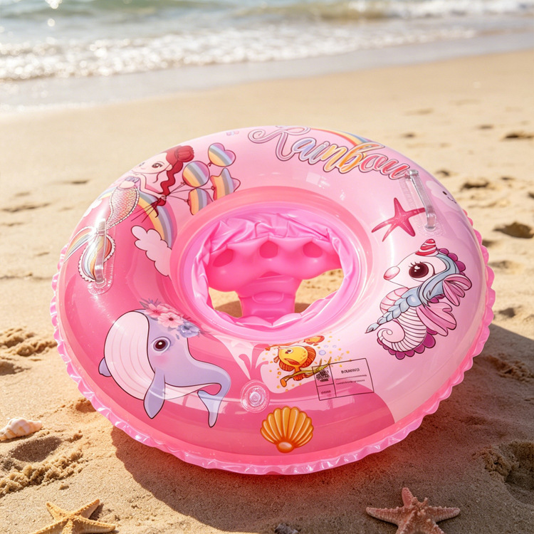 Anillo de natación infantil de plumas de mar para bebés de 3 a 6 años de edad para adultos engrosados inflables anillo infantil axillar fábrica al por mayor