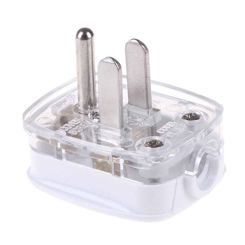 美标接线三脚两扁一圆 可拆式组装插头电源延长线美规插头10A/250