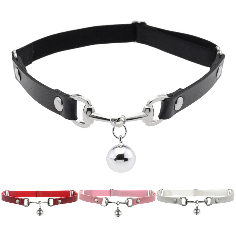 Light Luxury Niche Bell PU Leather Thigh Ring Gothic Sexy Leg Chain Leg Loop Leg Jewelry Distinctive Fresh Garter Belt