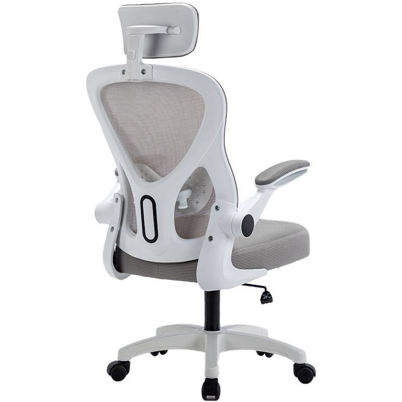 Silla ergonómica de oficina, diseño cómodo con soporte lumbar, ideal para uso doméstico u oficina, al por mayor