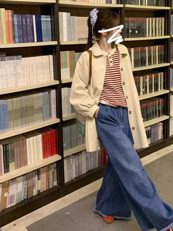 红色条纹毛衣针织衫女早秋氛围感穿搭2025设计感气质法式长袖上衣|undefined