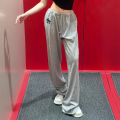 25ss秋季新款CH克罗伈十字植绒logo潮流经典百搭休闲长裤男女同款