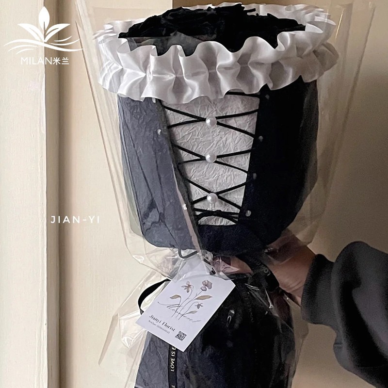 Milan perforadora de mano embalaje floral material de bricolaje hecho a mano floristería herramientas suministros pequeño perforador de agujeros