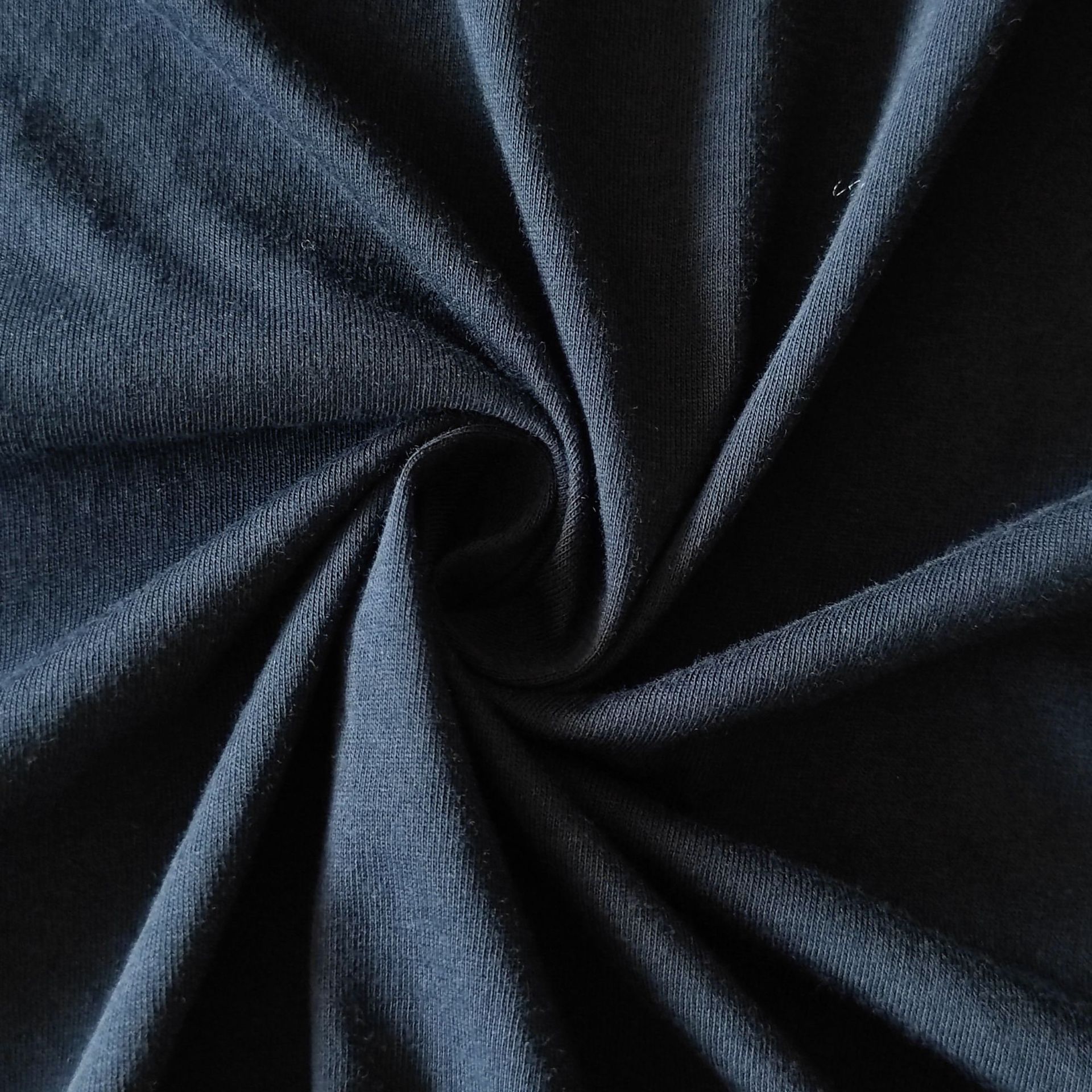 素色全棉汗布食毛 短袖T恤家居服打底衫 纯棉针织面料