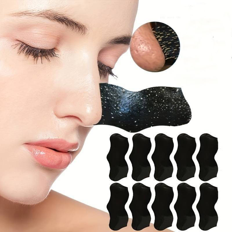 Трансграничные полоски для очищения носа от чёрных точек Cleansing Nose Strips, отрывные носовые маски для удаления чёрных точек и комедонов