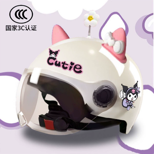 Kurome B+transparent lens+small flower+KT pink and white
