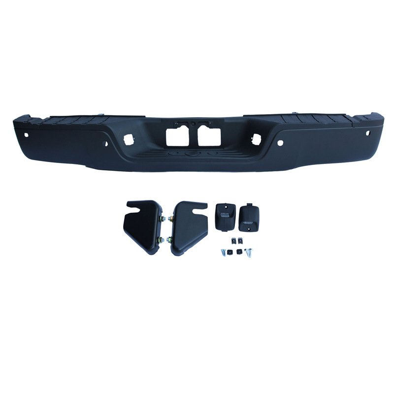 Aplicable a TOYOTA 07-13 TANDRA original negro con agujeros de radar parachoques traseros completos