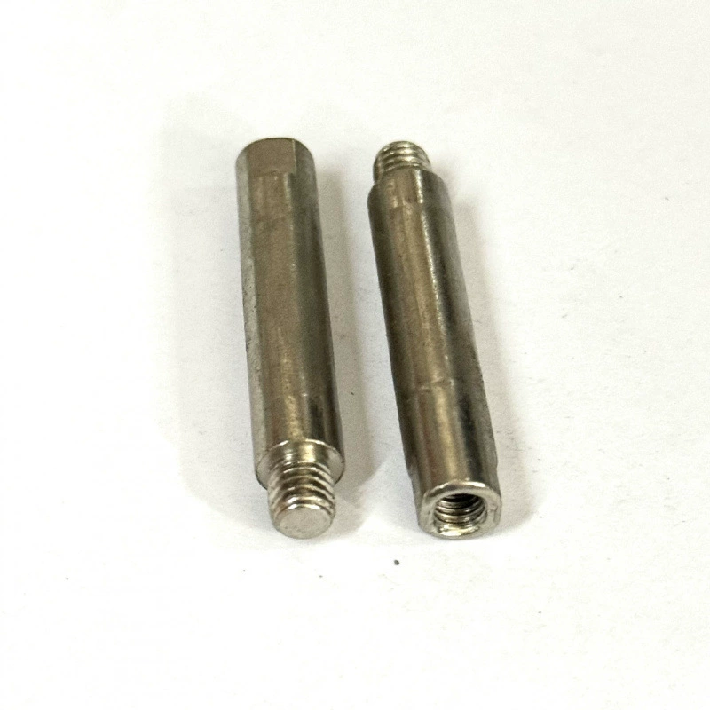 Нестандартный внешний 6* внутренний 5* длинный 45 замок с отпечатками пальцев, противоугонный дверной замок, соединительный винт, трубка, цилиндрическое соединение, соединительная труба, короткий корпус