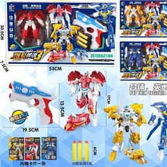 男孩變形機器人恐龍拆裝機甲變形合體戰車金剛禮品盒兒童玩具