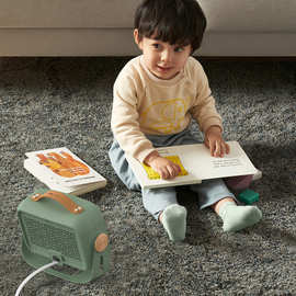 小熊迷你暖风机DNQ-C08C1电暖器取暖器桌面暖手宝两档调温