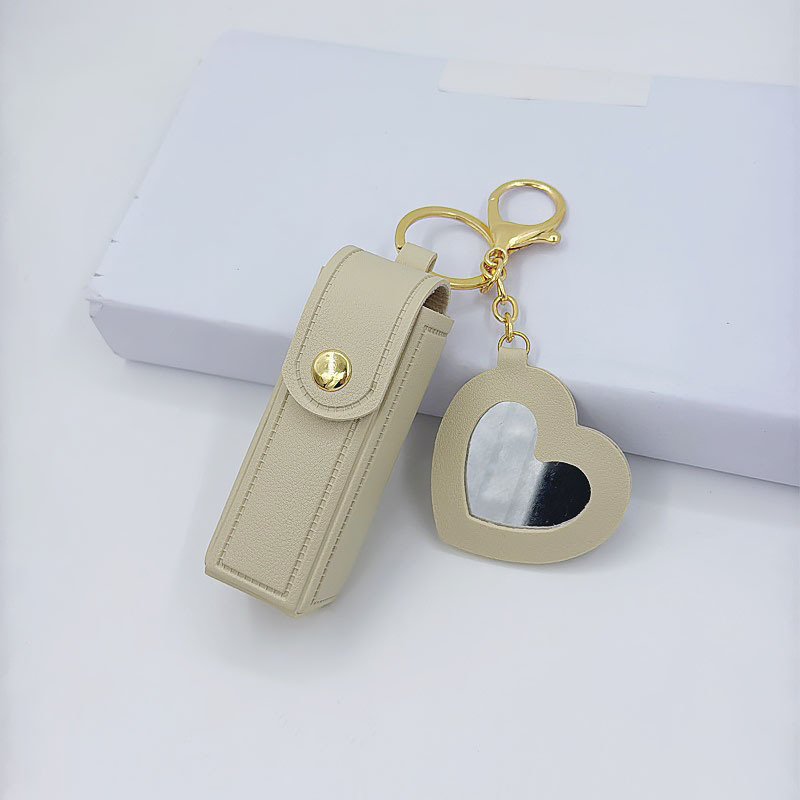 Bolsa de lápiz labial portátil llavero bolso de maquillaje portátil bolso de regalo bolso de cambio bolso de almacenamiento mini lápiz labial colgante