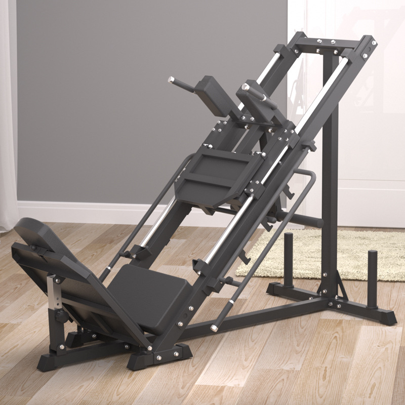 Explosión transfronteriza Máquina de pedal invertido de 45 grados Máquina de pedal invertido en casa 2 en uno Hack Squat máquina integrada equipo de entrenamiento de piernas