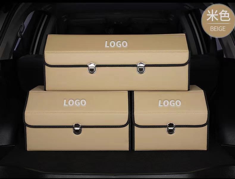 Caja de almacenamiento multifuncional de almacenamiento de maletero de coche transfronterizo caja de almacenamiento de gran capacidad caja de almacenamiento de coche plegable