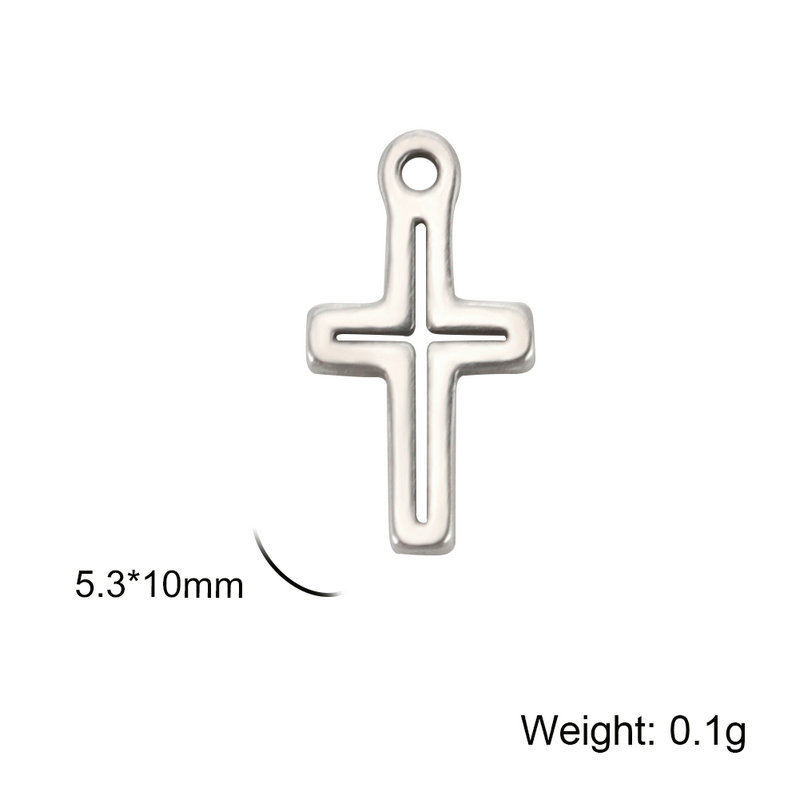 Hollow cross (steel color)