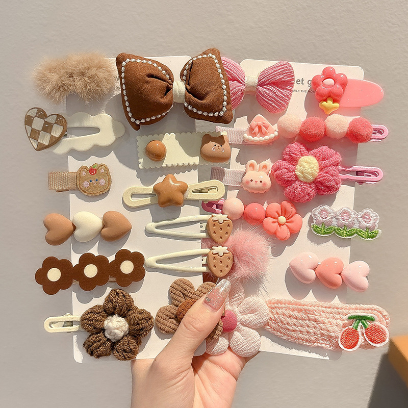 Peel de peluche para niños BB clip clip de peluche clip lateral para niñas lindas niñas toque de pelo para bebés