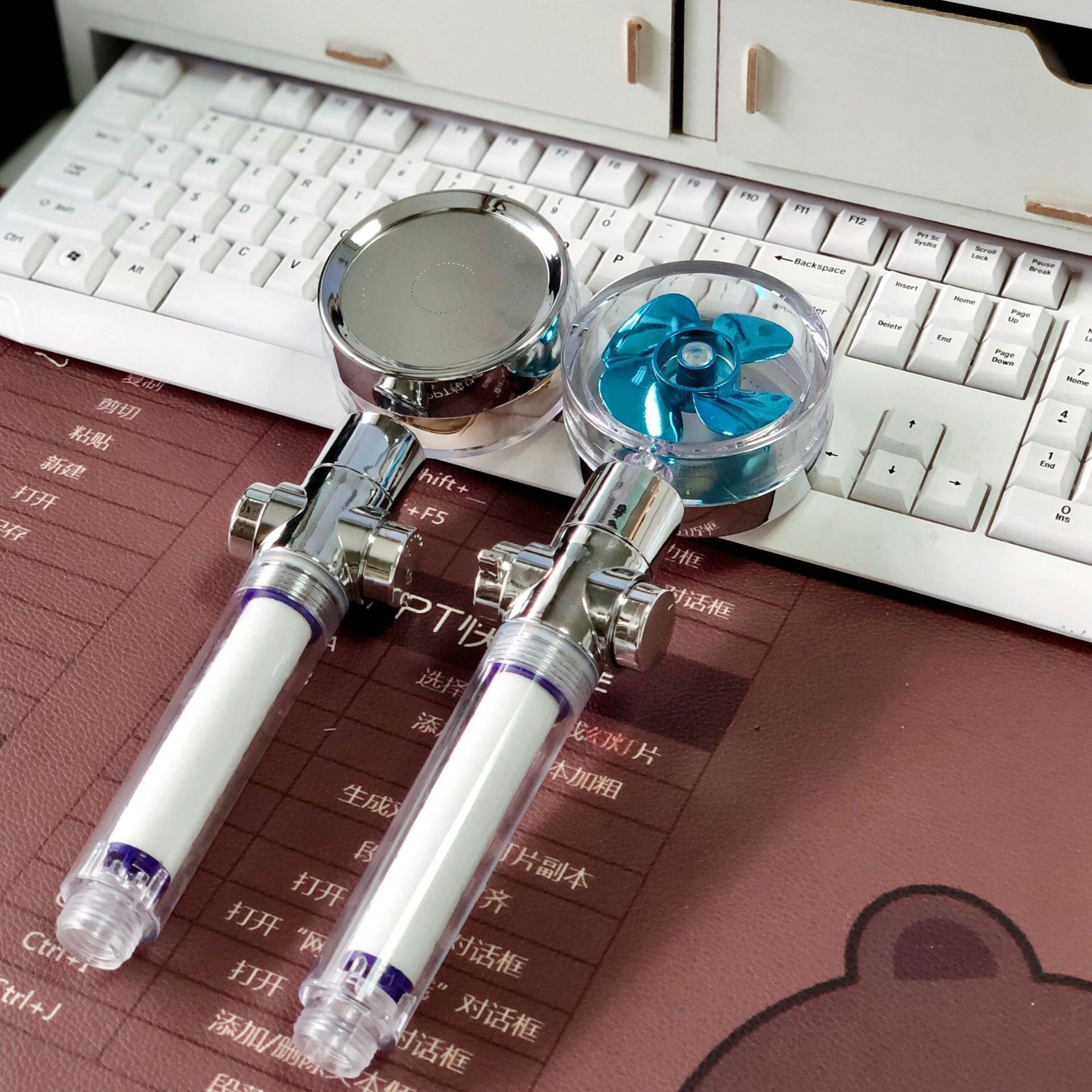 Регулятор давления синяя ручка прозрачная