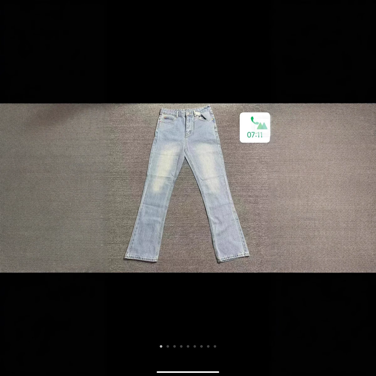 Мужские светло-голубые джинсы типа 517