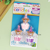 Brand candle, hat, cartoon decorations, South Korea, with little bears